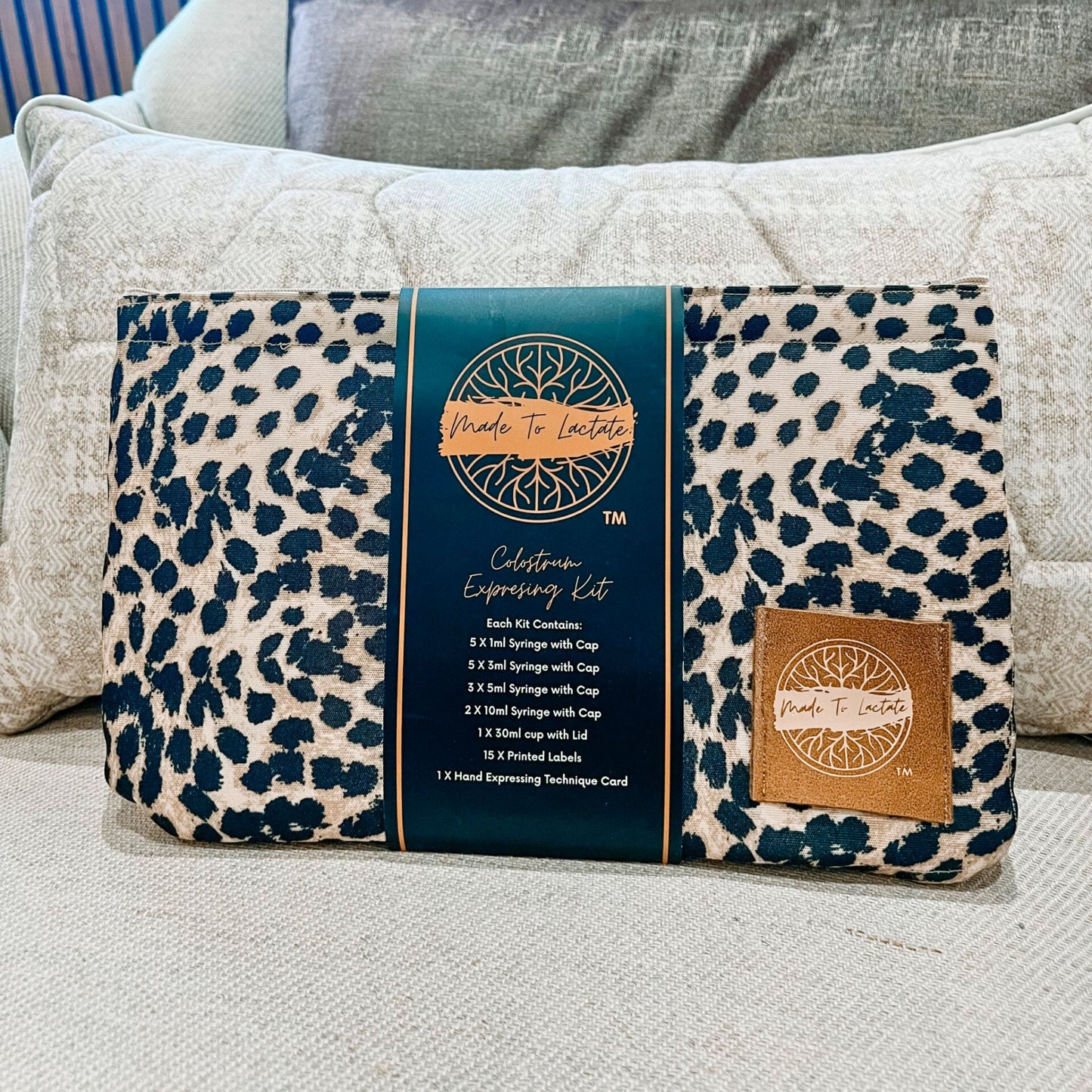 Colostrum Collection Kits - Leopard Print