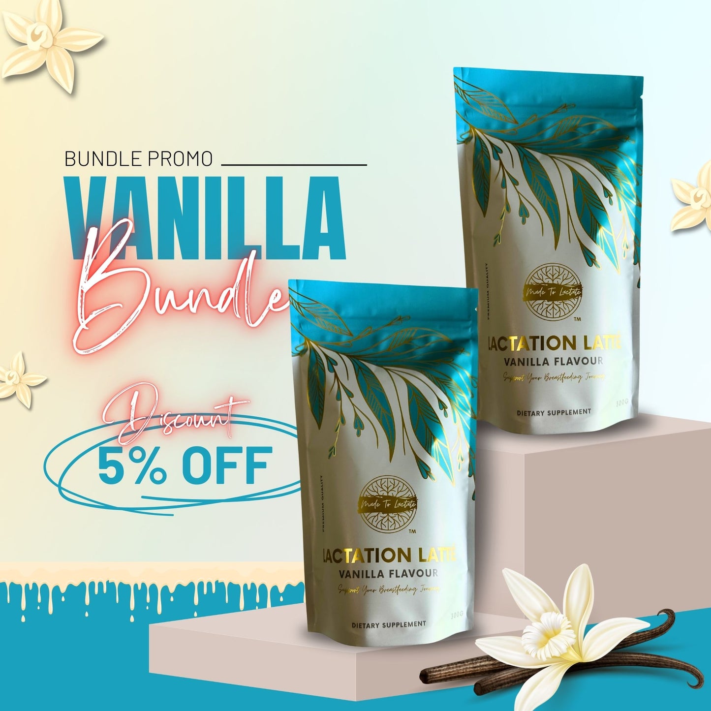 Lactation Vanilla Latte 2x Bundle